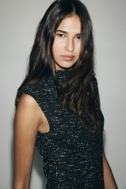 Top con ribete desflecado - H&m фото 2