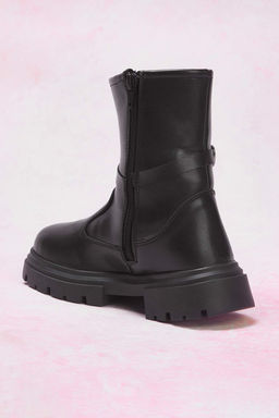 Siyah Kalp Tokal? Fermuarl? Buyuk K?z Cocuk Kids Bot
TAKAW26BO00012 - Trendyolmilla фото 8