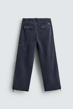 PANTAL?N CARGO PARACHUTE / Gris antracita - Zara фото 9