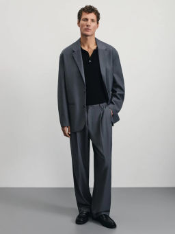 Брюки с защипами relax fit / Zarina фото 5