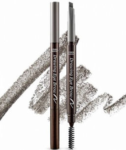 Etude House Drawing Eyebrow Pro #05 Gray -  Карандаш для бровей с щеточкой №05 Серый