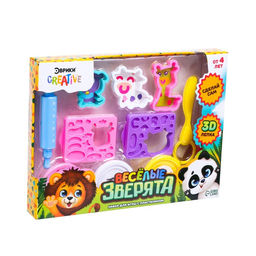Набор для лепки «Весёлые зверята»