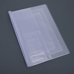 Вкладыш ПВХ для документов, 3 комплекта, цвет прозрачный