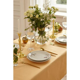 Скатерть Этель Lines 150*220 +/-3см, цв.бежевый, пл. 192 г/м2, хл с ВГМО  фото 7