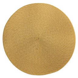 Салфетка под горячее (термосалфетка) "Круглая" д38см золотистый (Китай)