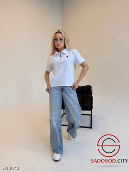 Футболка женская на полузамке - Bruno фото 3