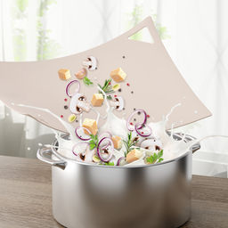 Набор досок разделочных гибких п/эт. 2шт. (бежевый)