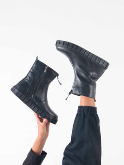 Ботинки 365.L.1918bl.Black/Шерсть