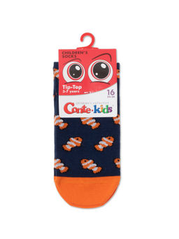 Цена за 2 пары Conte-kids Антискользящие носки TIP-TOP с рисунками т.синий