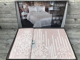 Покрывало EFOR с наволочками Elegans (240*260) пудровый
