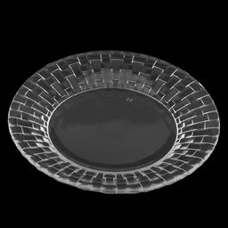 Блюдце стеклянное Ротанг д123мм, h15мм, Дели Гласс (Deli Glass) (Китай) - Домашняя мода фото 4