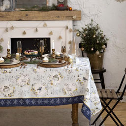 Скатерть Этель Snow animals 149х110см с ГМВО, 100% хлопок, 190г/м2