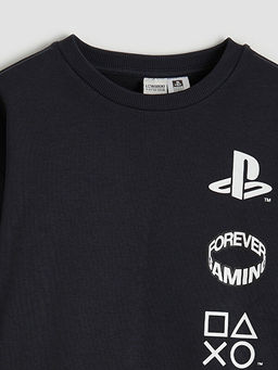 Playstation Bask?l? Erkek ?ocuk Sweatshirt