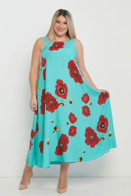 Платье Luxury Moda 1295 бирюзовый