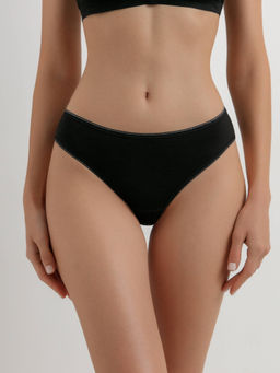 CONTE BASIC COLLECTION LB 5003 Трусы женские (в коробке) black lurex