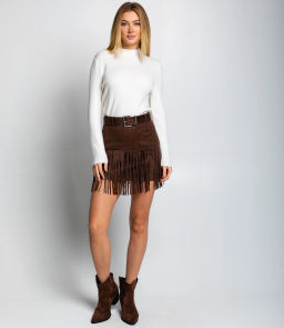 Юбка #КТ2516 (6), шоколадный