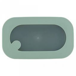 Контейнер для продуктов пластмассовый Нео 0,9л, 21x12,5x7см, прямоугольный, герметичный, с крышкой, фисташковый, клапан для выпуска пара, подходит для СВЧ (Россия) - Домашняя мода фото 4