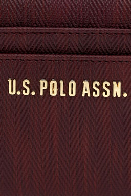 U. S. Polo Assn Женский бордовый кошелек - U.s. polo assn фото 5