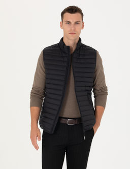 Siyah Slim Fit Yelek - Pierre cardin фото 4