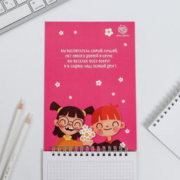 Блокнот А5 на гребне 40 листов Моему любимому воспитателю - Artfox фото 3