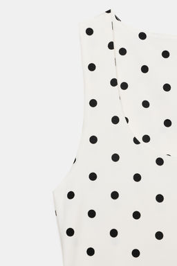 CAMISETA POLIAMIDA TIRANTE ANCHO / Crudo / Negro - Zara фото 6
