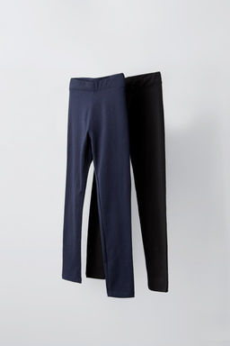 TWO-PACK OF PLAIN LEGGINGS - Zara фото 2