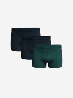 Standart Kal?p Pamuklu Esnek Erkek Boxer 3l?