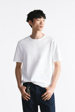 HEAVYWEIGHT SHORT SLEEVE T-SHIRT - Zara фото 2