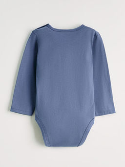 Uzun Kollu Erkek Bebek ??t??tl? Body