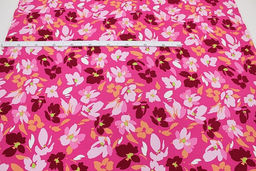 Штапель Лоретта цв.фуксия, ш.1.45м, вискоза-100%, 100гр/м.кв - Купава фото 9