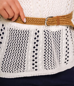 Лонгслив+топ #КТ2983, кремовый