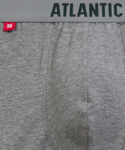 ATLANTIC 5SMH-004 Трусы шорты Solid - набор 5 шт. каберне + серый меланж + изумрудный + черный + темно-голубой  фото 6