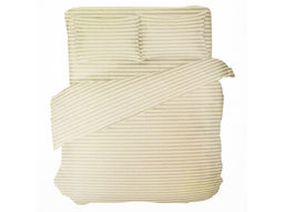 Комплект постельного белья 4250-БЧ 2-х сп.сатин рис. 14-1209 цв. бежевый 2*2