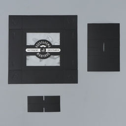 Цена за 5 шт. Коробка для конфет, кондитерская упаковка, 4 ячейки, Настоящему мужчине, 10.5?10.5?3.5 см