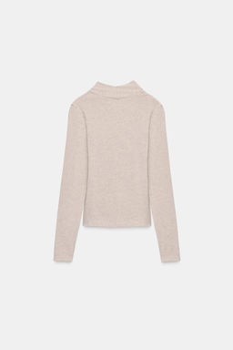 T-SHIRT WITH SIDE DRAPING