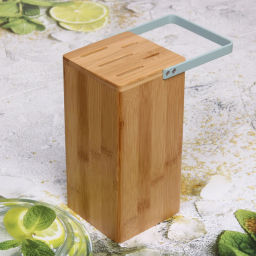 Подставка для ножей "Olala" бамбуковая 26,5*11*17,5см