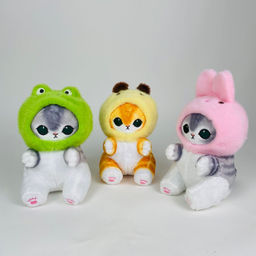 Мягкая игрушка Котик в шапочке животного 24 см - Storyland фото 2