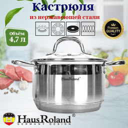 Кастрюля нерж. 4,7л HR151-4 OLS-016-9/OLS-16016-9/OLS-016-23