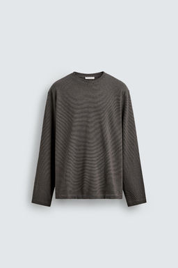 STRIPED LONG SLEEVE T-SHIRT - Zara фото 15