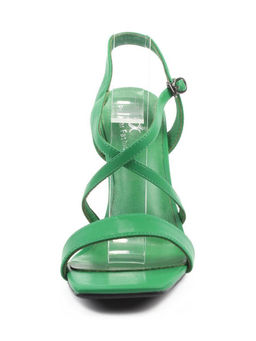 08-M89F-226LU GREEN Босоножки женские (натуральная кожа)