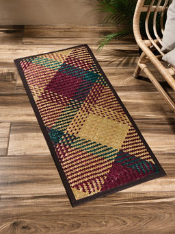 Коврик плетёный из листьев пандануса, 100450.7 см