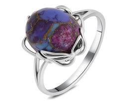 Кольцо, бирюза аризонская, СПН1775