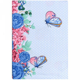 "Левадия" Скатерть 180х145см, длина стола до 105см, на 4 персоны, хлопок "Премиум" 186г/м2, "Домашняя мода" (Россия)