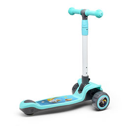 Самокат 3-х кол., бирюзовый, PU, в коробке