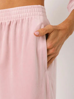 Пижама Кимоно+брюки из велюра OD-836-3 розовый