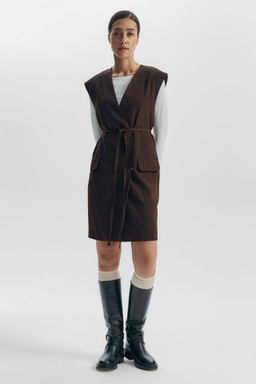 Платье-жилет с тонким поясом - Mollis фото 2