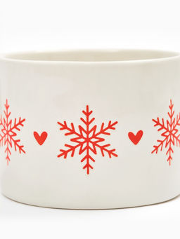 Кружка керамическая новогодняя Зимняя романтика, 320 мл, ручная работа - Дорого внимание фото 2