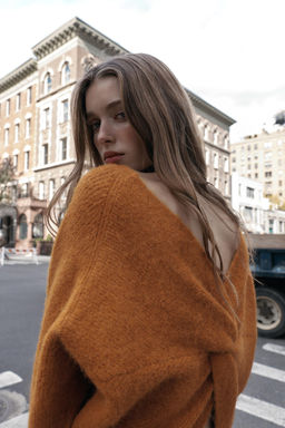 KNIT JUMPER WITH KNOTTED BACK - Zara фото 3