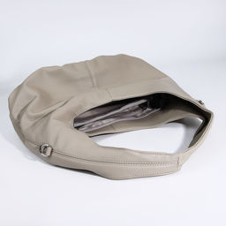 Сумка-мешок на молнии, 3 наружных кармана, цвет серый - Simaland фото 7