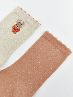 Y?lba?? Temal? Kad?n Soket ?orap 2li